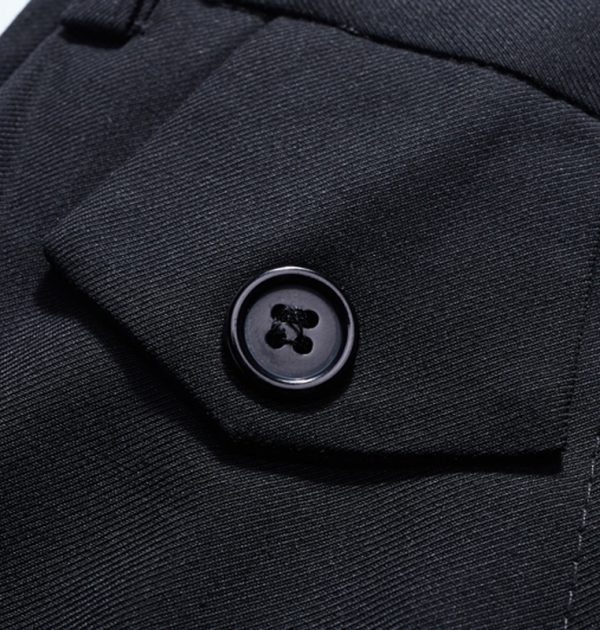 OSCN7-2-Pcs-Solid-Suit-Men-Slim-Fit-Button