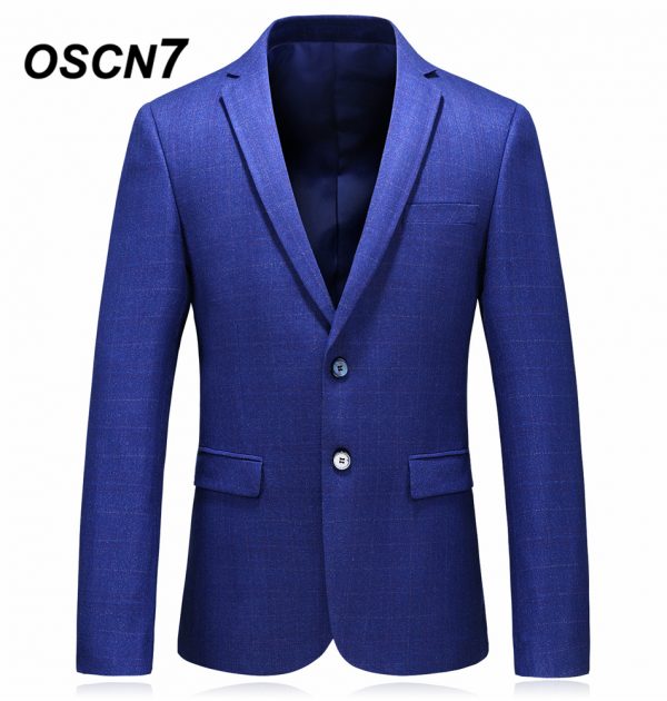 OSCN7 Blue Mens Blazer Jackets