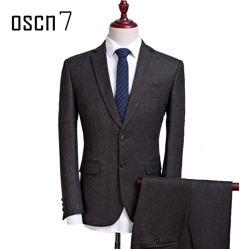 OSCN7-2-Pcs-Dark-Gray-Suit-Men-Slim-Fit-Main