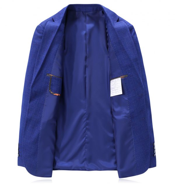 OSCN7 Blue Mens Blazer Jackets Inner