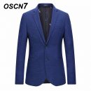 OSCN7 Blue Stripe Slim Fit Blazer